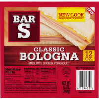 Bar S Bologna, Classic - 12 Ounce 