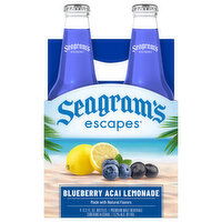 Seagram's Escapes Malt Beverage, Premium, Blueberry Acai Lemonade