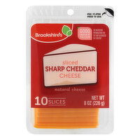 Brookshire's Sharp Cheddar Cheese, Sliced - 10 Each 