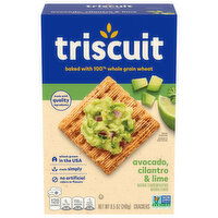 TRISCUIT Triscuit Avocado, Cilantro & Lime Whole Grain Wheat Crackers, 8.5 oz - 8.5 Ounce 