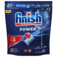 Finish Dishwasher Detergent, Automatic, Power, Tabs - 43 Each 