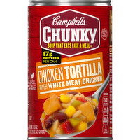 Campbell's Chunky Soup, Chicken Tortilla with White Meat Chicken - 18.6 Ounce 