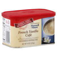 General Foods International Coffeehouse Beverage Mix, French Vanilla Cafe - 9 Ounce 