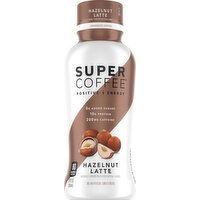 Super Coffee Coffee, Enhanced, Hazelnut Latte, Positive Energy - 12 Fluid ounce 