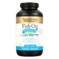 Spectrum 1000mg Fish Oil Omega-3 Dietary Supplement Softgels - 250 Each 