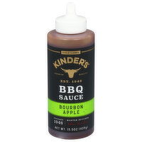Kinder's BBQ Sauce, Bourbon Apple - 15.5 Ounce