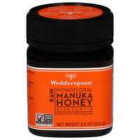 Wedderspoon Honey, Raw, Monofloral, Manuka - 8.8 Ounce 