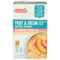 Brookshire's Variety Pack Fruit & Cream Instant Oatmeal - 10 Each 