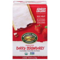 Nature's Path Organic Toaster Pastries, Berry Strawberry, Frosted - 6 Each 