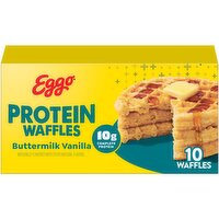 Eggo Frozen Waffles, Buttermilk Vanilla - 12.3 Ounce