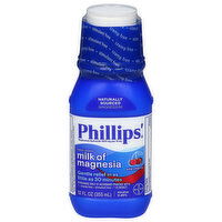 Phillips' Laxative, Saline, Milk of Magnesia, Wild Cherry - 12 Fluid ounce 