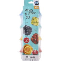 Fit & Fresh Snack N' Stack Set - 4 Each 