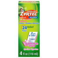 Zyrtec Allergy, Bubble Gum Syrup