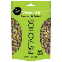 Wonderful Pistachios No Shells Roasted and Salted Pistachios - 6 Ounce