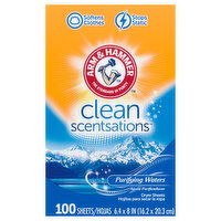 Arm & Hammer Dryer Sheets, Purifying Waters - 100 Each 