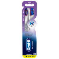 Oral-B Toothbrushes, Medium, 2 Value Pack - 2 Each 