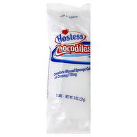 Hostess Sponge Cake, Chocolate Glazed, with Creamy Filling - 1 Each
