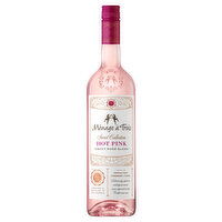 Menage a Trois Hot Pink Sweet Rose Blend Collection California Wine, 750 ml     - 750 Millilitre 