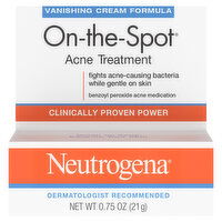 Neutrogena Acne Treatment, Vanishing Cream Formula