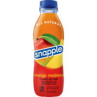 Snapple Juice Drink, Flavored, Mango Madness - 16 Fluid ounce 