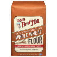 Bob's Red Mill Flour, Whole Wheat, 100% Stone Ground