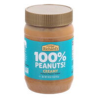 Crazy Richard's Peanut Butter, Natural, Creamy - 16 Ounce 