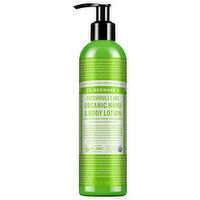 Dr. Bronner's Hand & Body Lotion, Organic, Patchouli Lime - 8 Fluid ounce 