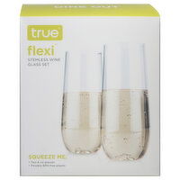 True Wine Glass Set, Stemless, 8 Ounce - 1 Each
