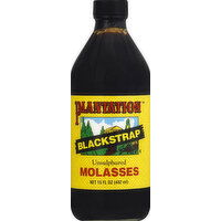 Plantation Molasses, Blackstrap, Unsulphured - 15 Ounce 