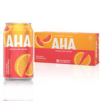 AHA Orange Grapefruit Cans - 8 Each 