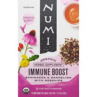 Numi Herbal Supplement, Organic, Immune Boost, Tea Bags - 16 Each 