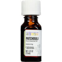 Aura Cacia Pure Essential Oil, Patchouli, Balancing - 0.5 Fluid ounce 