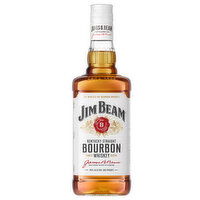 Jim Beam White Label Kentucky Straight Bourbon Whiskey, 750 ml     - 750 Millilitre 