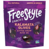 FreeStyle Olives, Kalamata, Extra Virgin Olive Oil - 4 Ounce 