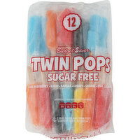 Budget Saver Twin Pops, Sugar Free, Assorted - 12 Each 