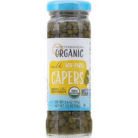 Mediterranean Organic Capers, Wild, Non-Pareil