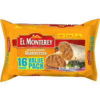 El Monterey Burritos, Bean & Cheese, Value Pack