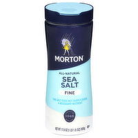 Morton All-Natural Fine Sea Salt - 17.6 Ounce