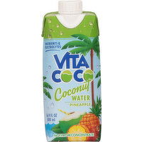 Vita Coco Coconut Water, Pineapple - 16.9 Fluid ounce 