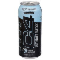 C4 Energy Drink, Zero Sugar, Arctic Snow Cone - 16 Fluid ounce 