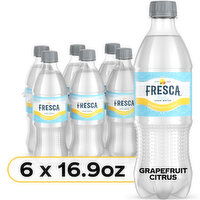 Fresca  Grapefruit Citrus Sparkling Soda Water Bottles - 6 Each 