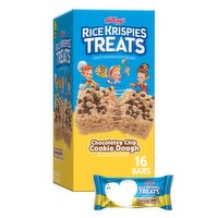 Rice Krispies Treats Marshmallow Snack Bars, Chocolatey Chip Cookie Dough - 12.4 Ounce
