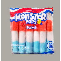 Budget Saver Monster Pops, Rocket - 12 Each