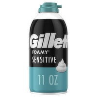 Gillette Foamy Sensitive Shave Foam For Men, Sensitive Skin - 11 Ounce 