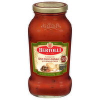 Bertolli Sauce, with Romano Cheese, Spicy Italian Sausage - 24 Ounce 