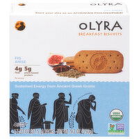 Olyra Breakfast Biscuits, Fig Anise - 4 Each 