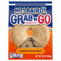 Mrs Baird's Donuts, Cinnamon Sugar - 10 Ounce 