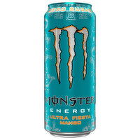 Monster Energy Drink, Zero Sugar, Ultra Fiesta Mango - 16 Fluid ounce 