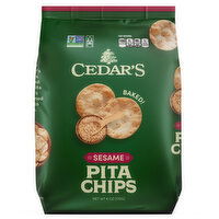 Cedar's Sesame Pita Chips - 6 Ounce
