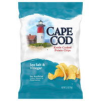 Cape Cod Potato Chips, Kettle Cooked, Sea Salt & Vinegar - 2.5 Ounce 